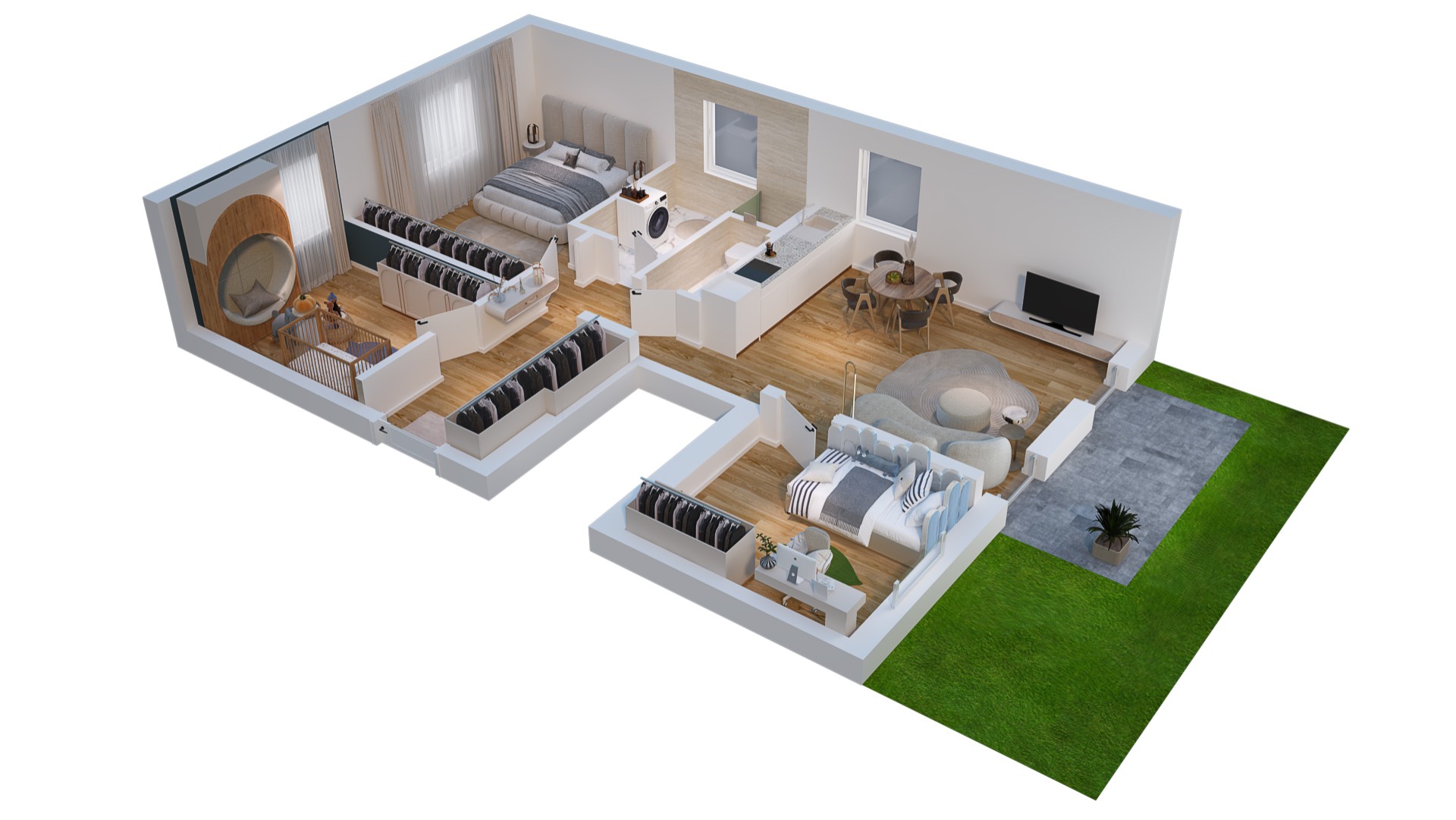 4-Zimmerwohnung EG