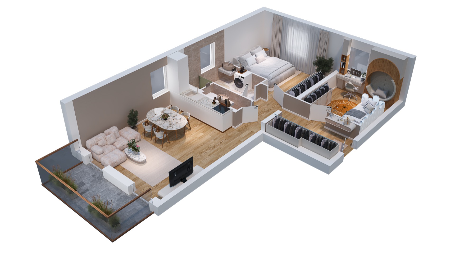 3-Zimmerwohnung OG