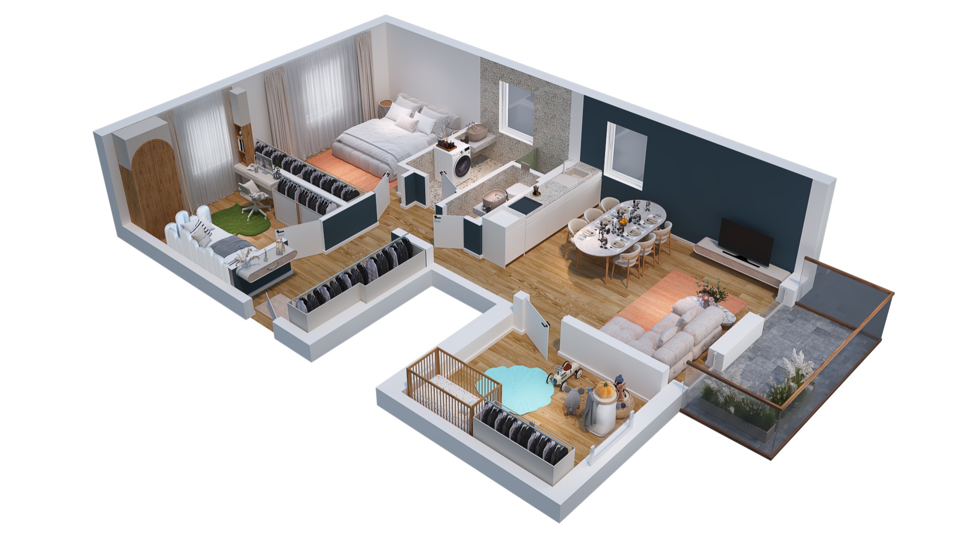 4-Zimmerwohnung OG